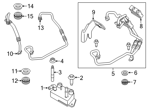 2022 Ford Transit Connect Trans Oil Cooler Diagram