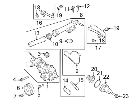 2024 Ford Bronco Water Pump Diagram 3 - Thumbnail