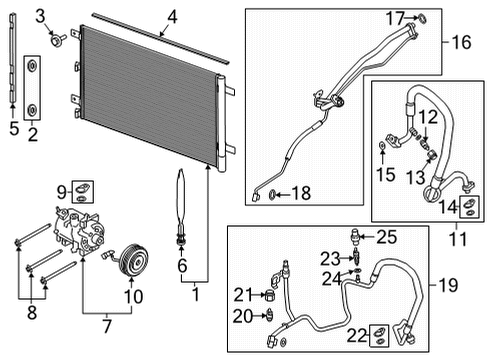 2021 Ford F-150 A/C Compressor Diagram 4 - Thumbnail