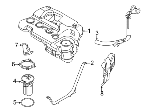 2024 Ford Maverick Fuel Supply Diagram
