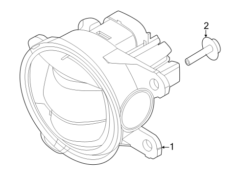 2025 Ford Expedition Fog Lamps Diagram