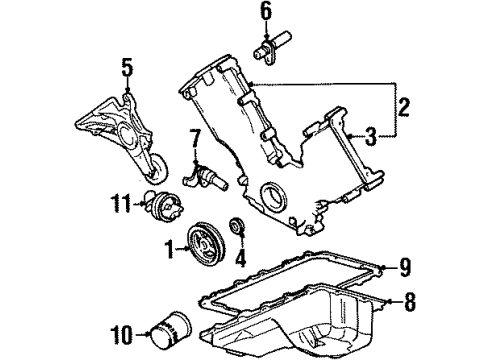 1997 Lincoln Town Car Engine Parts Diagram