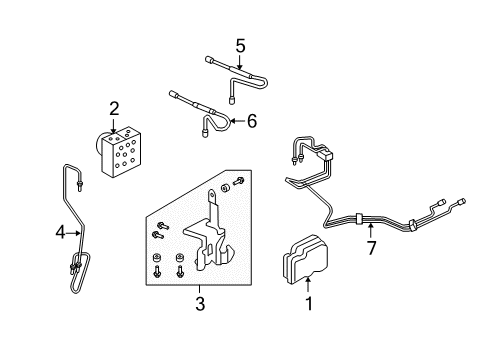 2008 Lincoln MKX Control Module Diagram for 7T4Z-2C219-D