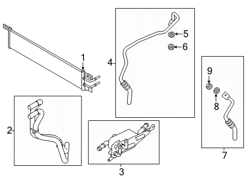 2025 Ford Maverick Trans Oil Cooler - Belts Diagram 2 - Thumbnail