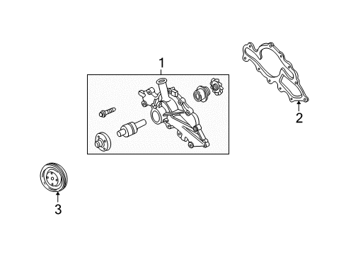 2006 Ford Taurus Water Pump Diagram