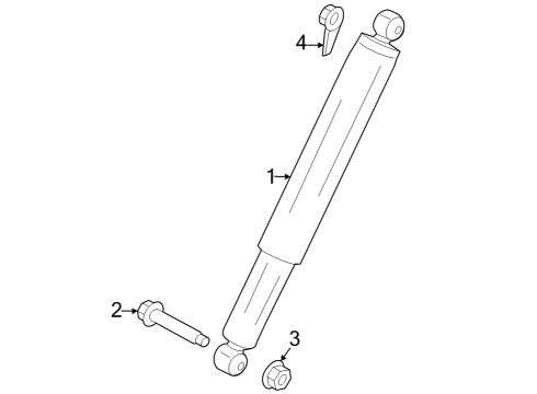 2023 Ford F-250 Super Duty Shocks & Components Diagram 3 - Thumbnail