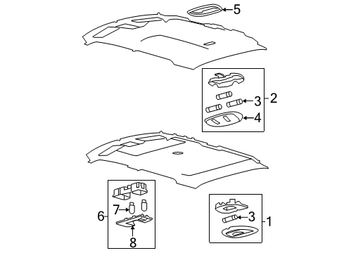 2013 Ford F-150 Interior Lamps Diagram 4 - Thumbnail