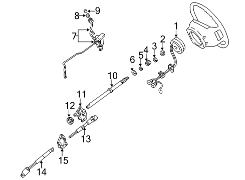 2002 Ford Explorer Sport Trac Gear Shift Control - AT Diagram