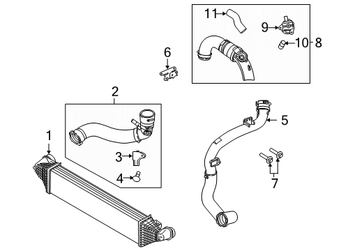 2020 Ford Escape Intercooler - Belts Diagram 2 - Thumbnail