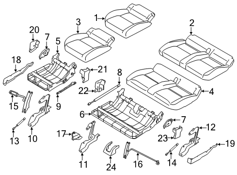 2015 Ford Transit Connect Second Row Seats Diagram