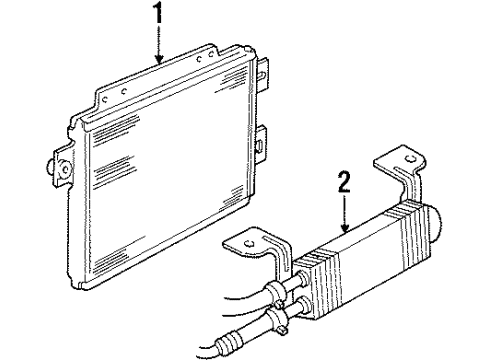 1997 Ford Ranger Trans Oil Cooler - Belts Diagram 2 - Thumbnail