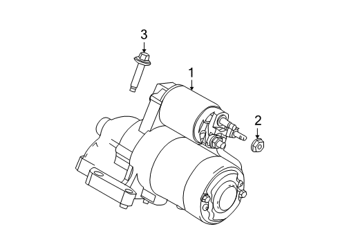 2010 Mercury Milan Starter Diagram 2 - Thumbnail
