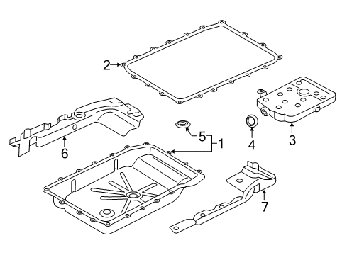 2021 Ford F-150 Case & Related Parts Diagram