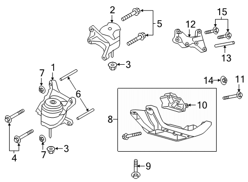 2021 Ford Explorer Automatic Transmission Diagram 3 - Thumbnail