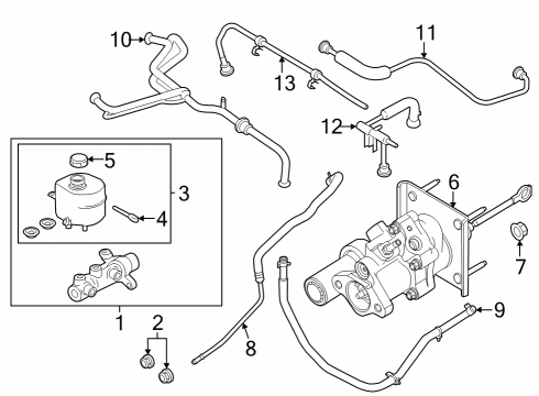2025 Ford F-350 Super Duty Dash Panel Components Diagram 4 - Thumbnail