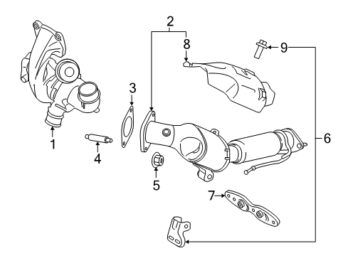 2024 Ford Edge Exhaust Manifold Diagram