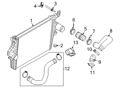 2005 Ford F-250 Super Duty Intercooler Diagram