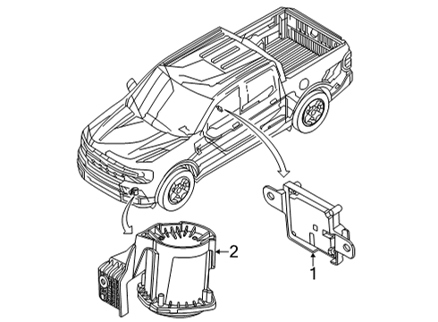 2024 Ford Maverick Electrical Components Diagram 3 - Thumbnail