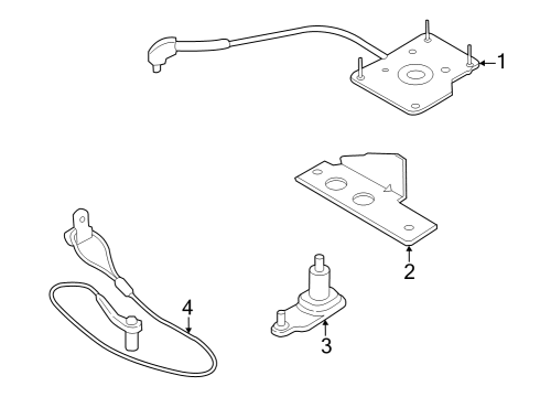 2024 Ford E-Transit Spare Tire Carrier Diagram 2 - Thumbnail