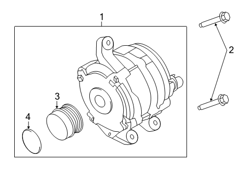 2018 Ford Escape Alternator Diagram 3 - Thumbnail
