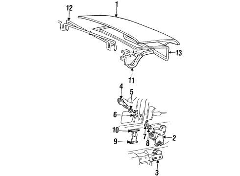 1994 Ford Crown Victoria Trunk Diagram