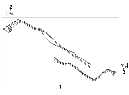 2024 Lincoln Navigator Rear A/C Lines Diagram