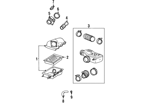 1999 Ford Crown Victoria Air Inlet Diagram