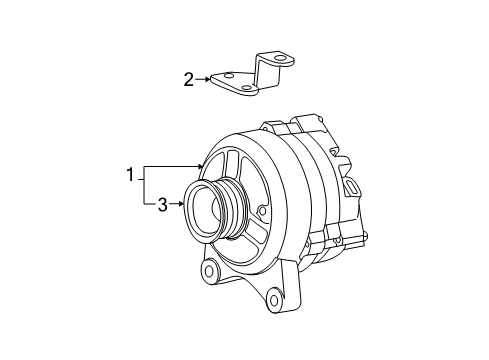 2000 Ford Expedition Alternator Diagram 2 - Thumbnail