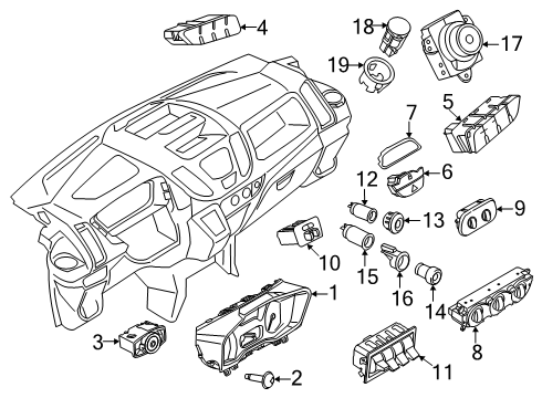 2024 Ford Transit-150 Switches Diagram