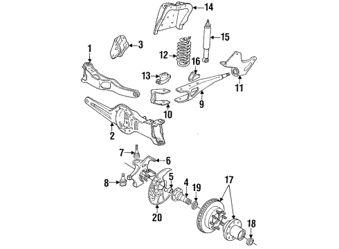 1992 Ford Bronco Front Brakes Diagram