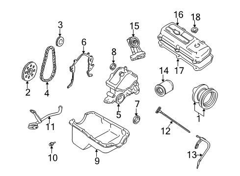 2000 Ford Mustang Engine Parts Diagram