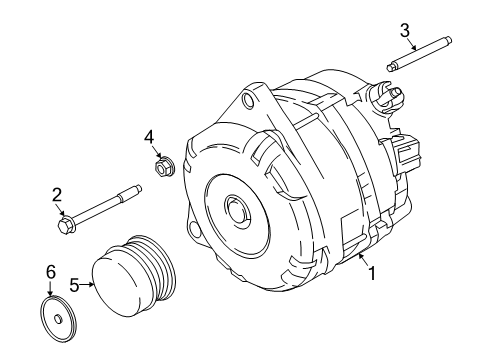 2025 Lincoln Navigator Alternator Diagram 2 - Thumbnail