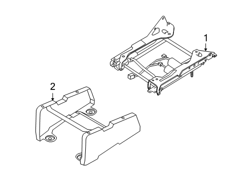 2009 Ford E-250 Tracks & Components Diagram