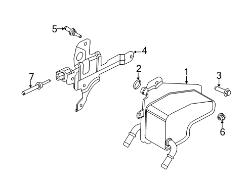 2021 Ford Transit-350 HD Trans Oil Cooler - Belts Diagram 2 - Thumbnail