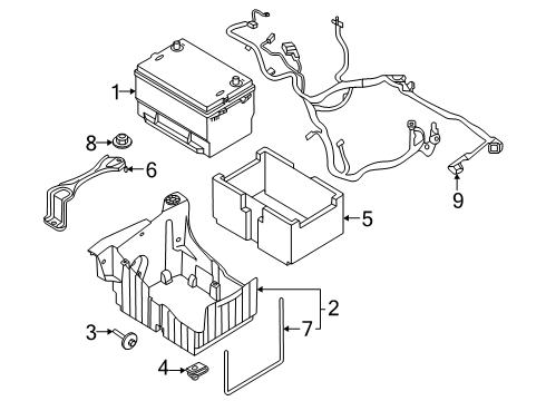 2024 Ford F-350 Super Duty Battery Diagram 3 - Thumbnail
