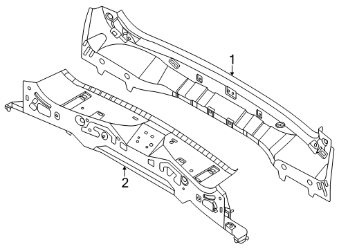 2024 Lincoln Nautilus Rear Body Panel Diagram