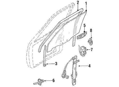 1990 Ford Festiva Door Diagram