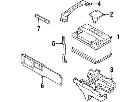 2000 Mercury Mystique Heat Shield Diagram for F5RZ10757C