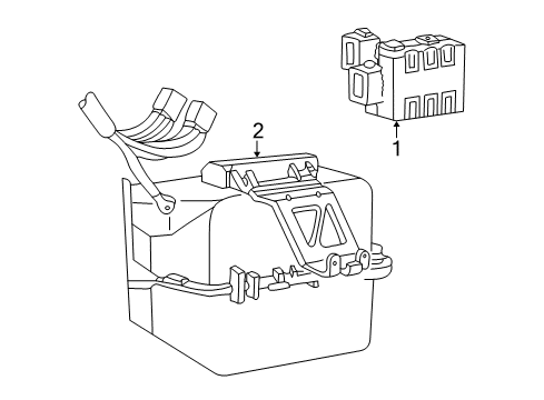 2008 Ford Crown Victoria Electrical Components Diagram 2 - Thumbnail