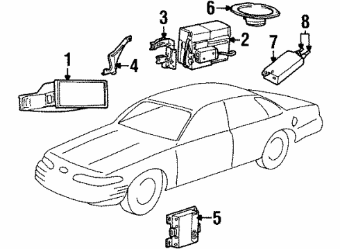 1999 Ford Crown Victoria Sound System Diagram