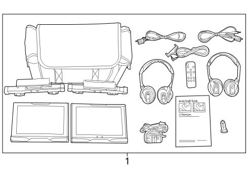 2024 Ford F-150 Lightning Entertainment System Components Diagram