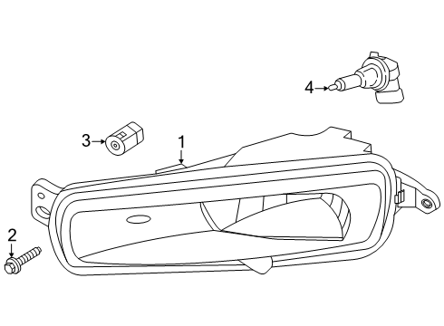 2025 Ford Transit-150 Fog Lamps Diagram