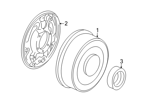 2002 Ford E-350 Econoline Club Wagon Rear Brakes Diagram