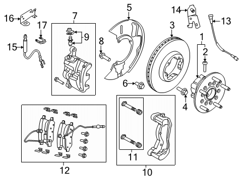 2024 Ford Transit-250 Brake Components Diagram 2 - Thumbnail