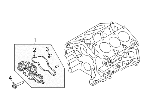 2013 Lincoln MKZ Water Pump Diagram 3 - Thumbnail
