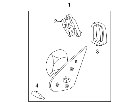 2004 Ford Explorer Outside Mirrors Diagram