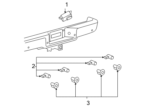 2004 Ford F-150 Parking Aid Diagram
