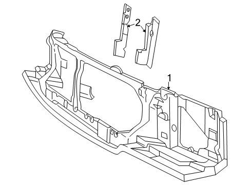 2005 Lincoln Aviator Front Panel Diagram