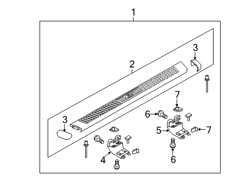 2011 Ford F-150 Front Bracket Diagram for AL3Z-16A506-AA
