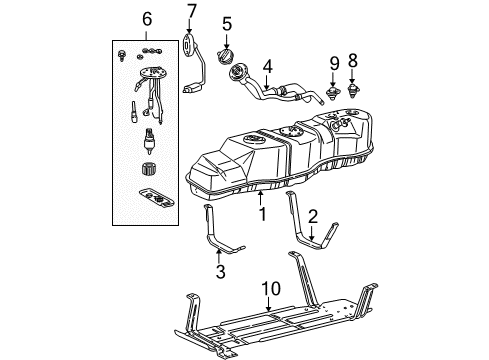 1997 Ford F-250 Fuel Supply Diagram